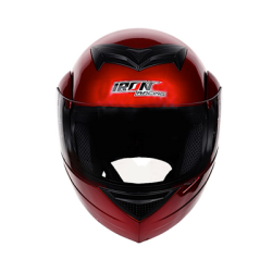 CASCO IRON RACING ABATIBLE TALLA L IR108 COLOR ROJO BRILLO