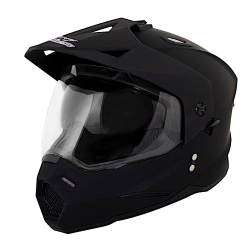 CASCO IRON RACING CROSS IR-92 TALLA XL COLOR NEGRO MATE DOT
