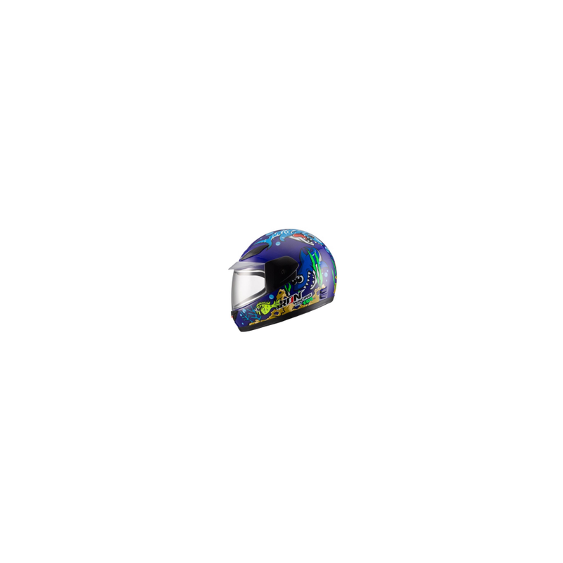 CASCO MASUDA INFANTIL CERRADO IR-109 AQUA KIDS COLOR AZUL