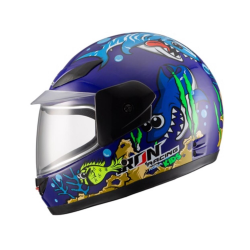 CASCO MASUDA INFANTIL CERRADO IR-109 AQUA KIDS COLOR AZUL