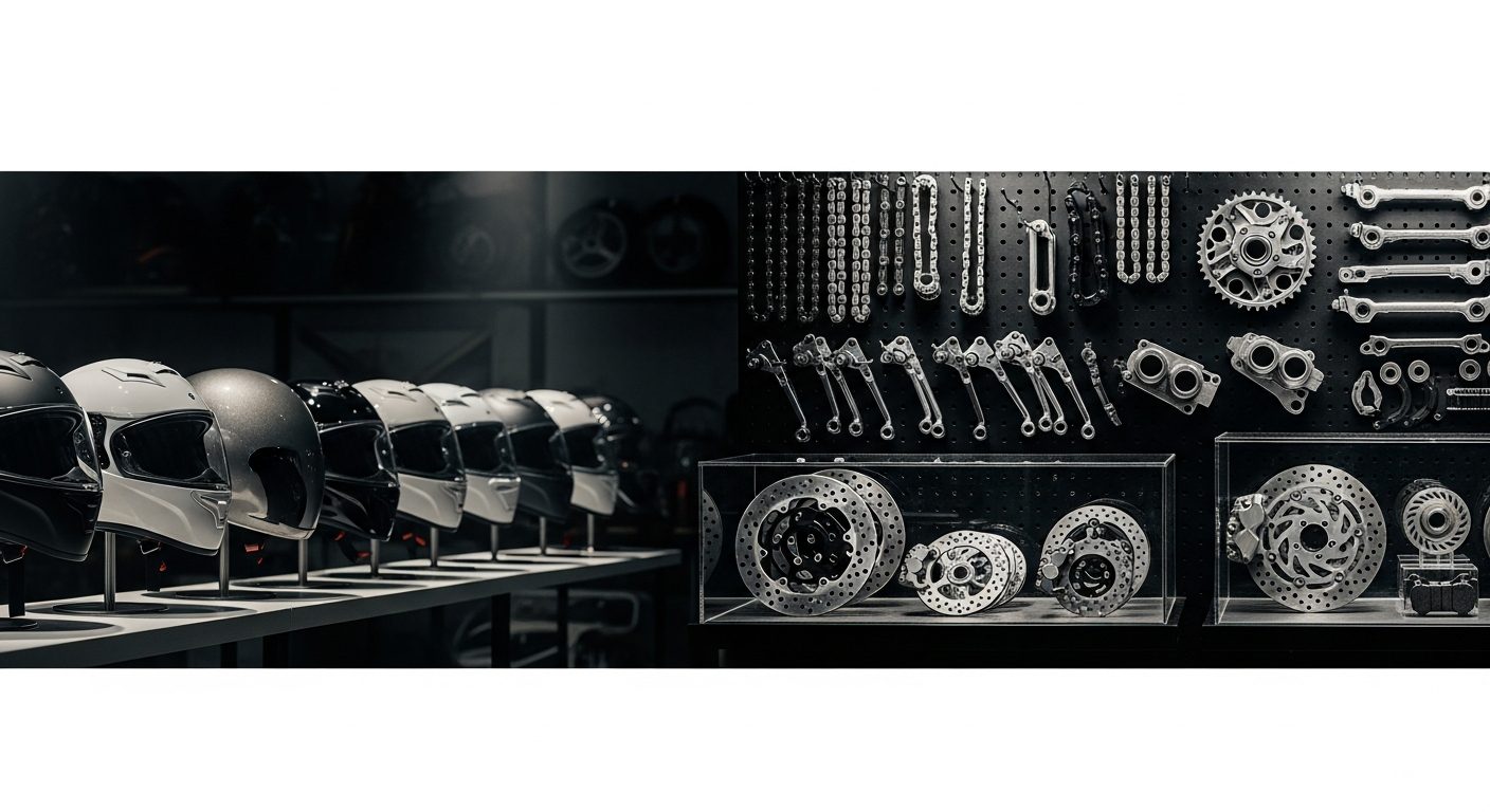 Cascos y refacciones para moto